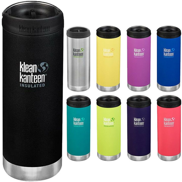Klean Kanteen termosflasksa med kaffelock