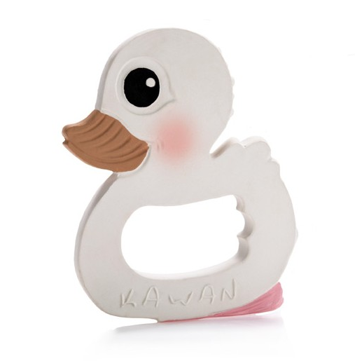 Babyleksak anka av naturgummi