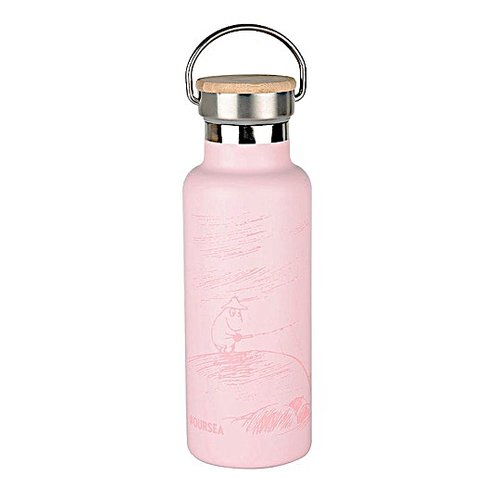 Rosa termosflaska med Mumintrollet